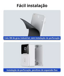 Campainha Inteligente Com Câmera Sem Fio Com Receptor E Visão Noturna