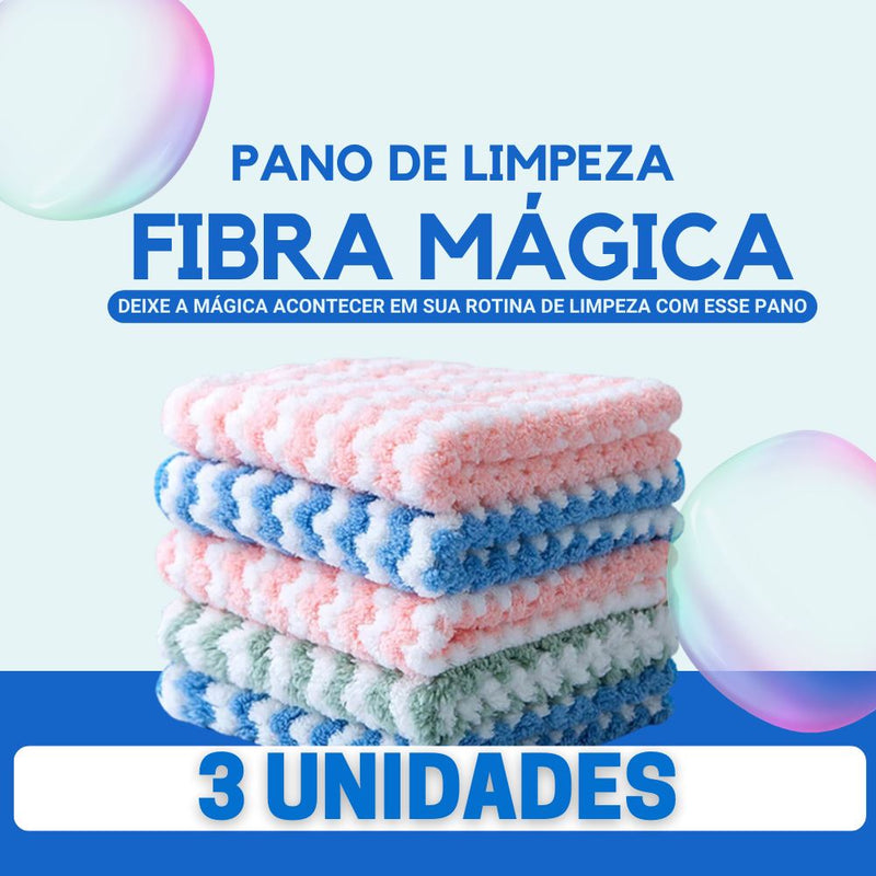 Microfibra para Limpeza Premium - Fibra Mágica